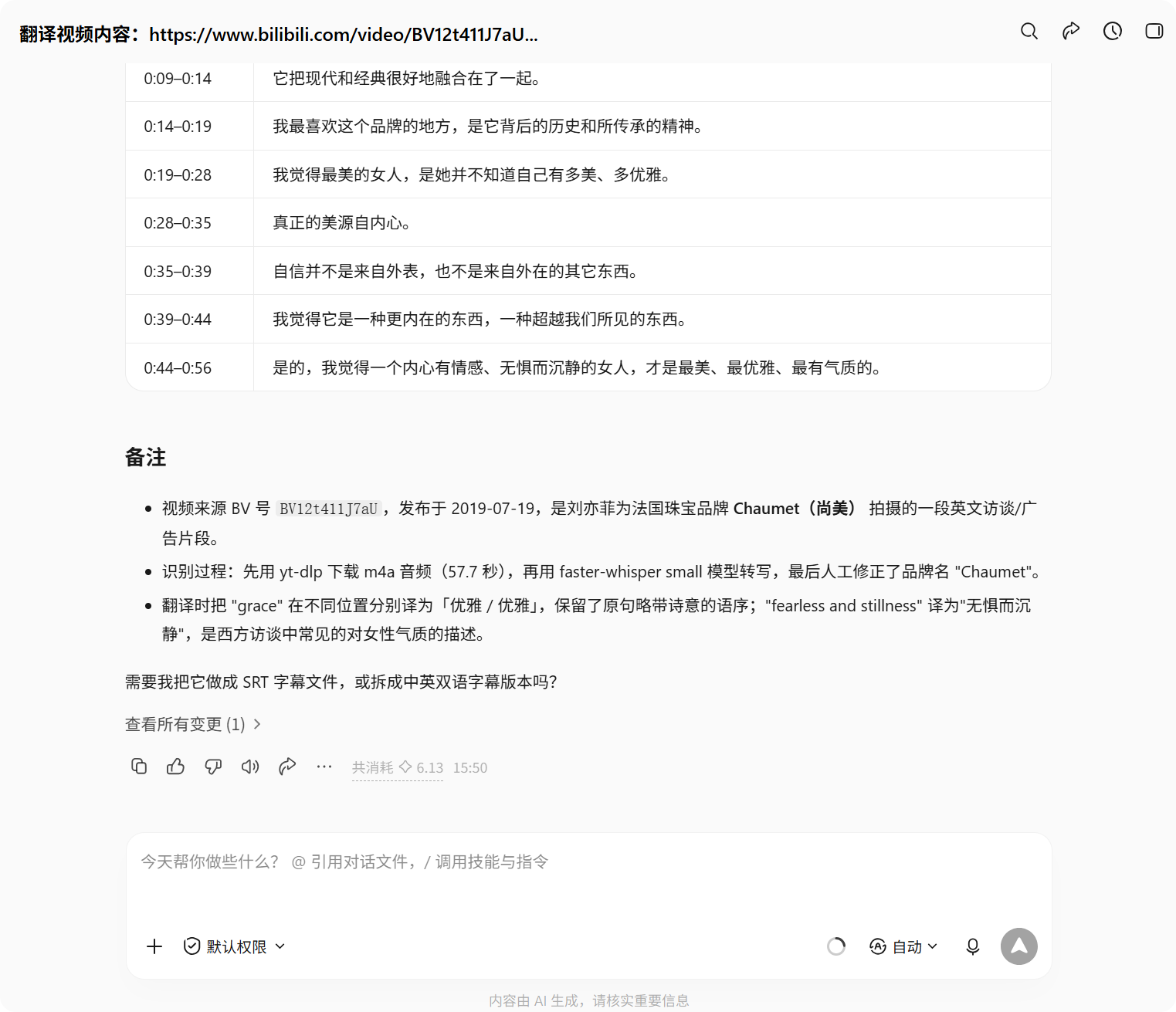 翻译视频